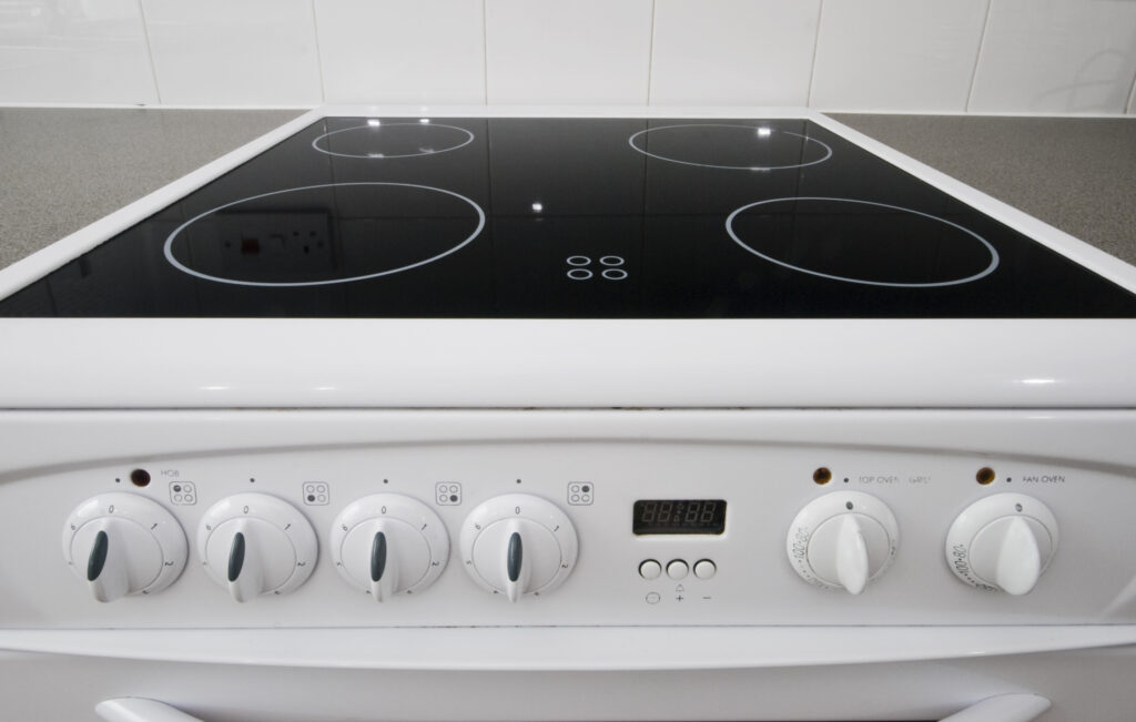clean electric stove top 