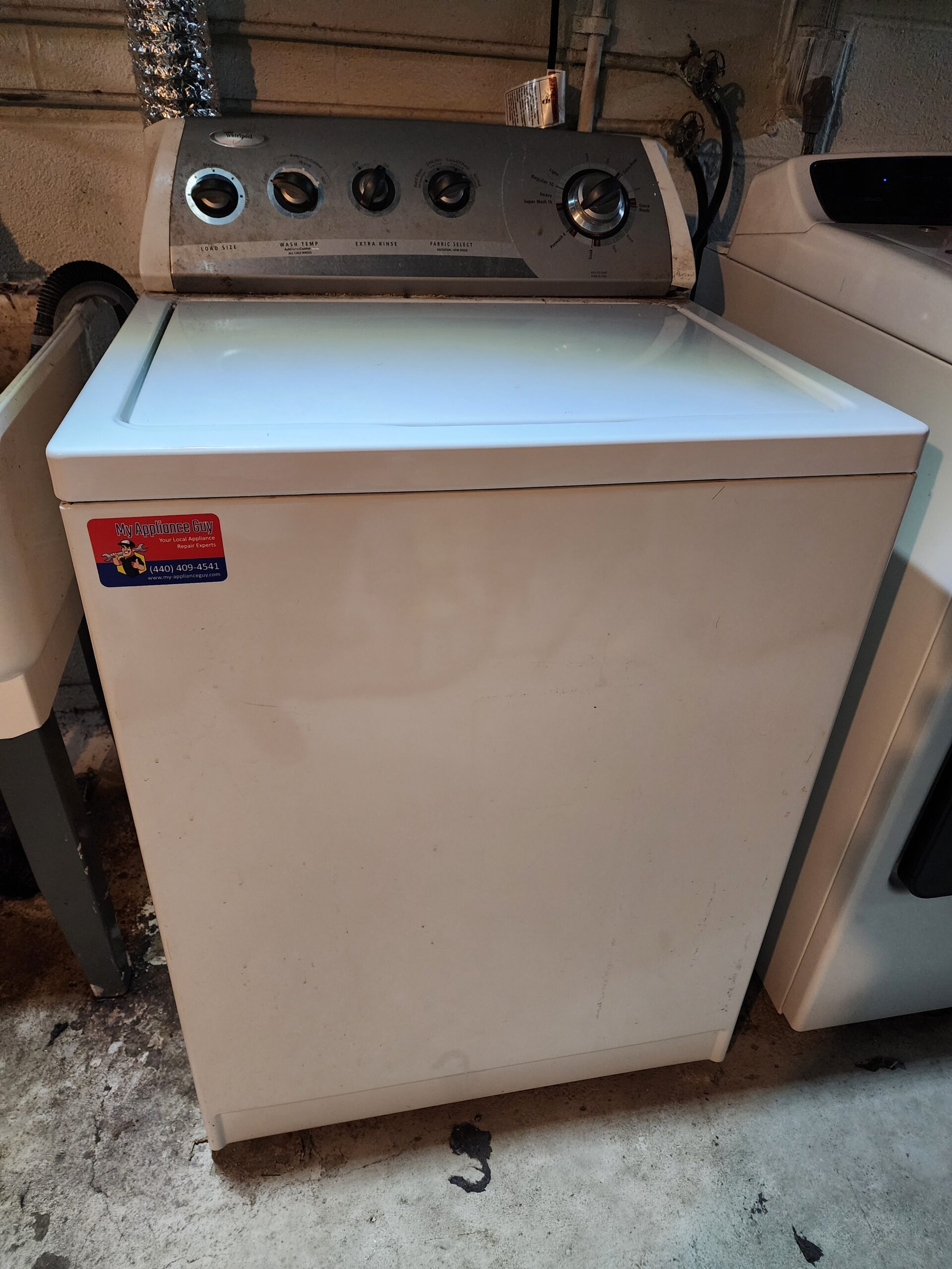 washing machine repair in perry ohio